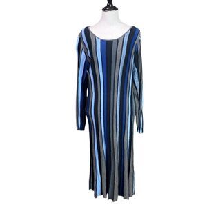 Beige by ECI Striped Sweater Dress